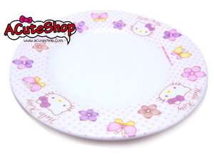 Hello Kitty Tableware Melamine Dish Plate 6 Sanrio  