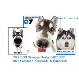  THE DOG Artlist   Siberian Husky Gift Set   2007 Calendar 