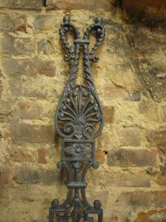 Solid Cast Iron Ornate Section Fence Gate GARDEN ARCHITECTURAL CAST 