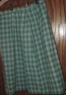 Vtg 50s LORD & TAYLOR Towncliffe wool Skirt suit Set  