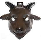 Child Farm Animal Goat Head Plastic Mask Costume