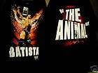WWE Batista Shirt The Animal Classic RAW 2X Large 2XL