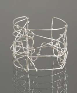 Argento Vivo silver wire wrapped wide cuff  