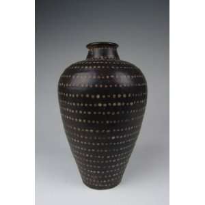  One Jizhou ware Black Glaze Porcelain Vase, Chinese Antique 