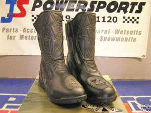 LEATHER VEGA TOURING MOTORCYCLE STREET MENS BOOTS 11  