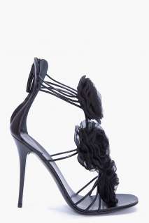 Giuseppe Zanotti Chiffon Rosette Stilettos for women  