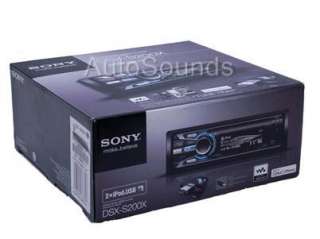 SONY DSX S200X /WMA/USB PLAYER W/iPod/ iPhone Tray 27242787896 