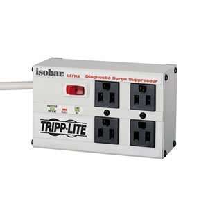  NEW 4 OUTLETS 6 CORD 2200 JOULES SURGE   TPL ISOBAR4ULTRA 