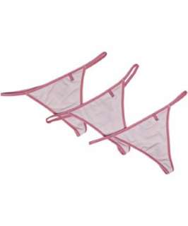 DKNY set of 3   pale pink jersey g string thongs  BLUEFLY up to 70% 
