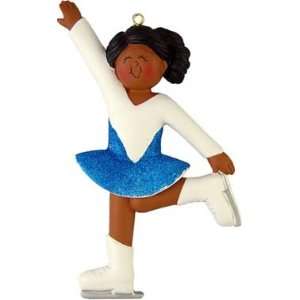  Ice Skating Ornament African American