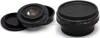 Contax Lens to NIKON D SLR Mount Adapter Infinity focus  