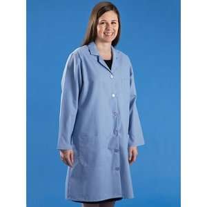  Womens Blue Cotton Lab Coat   Medium