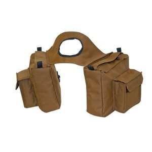 Lami Cell Small 4 Pocket Pommel Bag   Brown   Small  