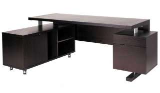 All Wood Modern Executive Office Desk, #FR BAJ D1  