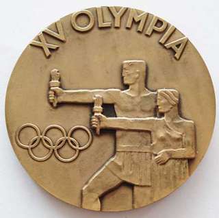 Finland participation medal plaque Olympic Games Olympiad Helsinki 