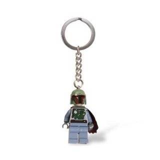 Boba Fett with Cape   LEGO Star Wars Minifigure Key Chain 2011 Design