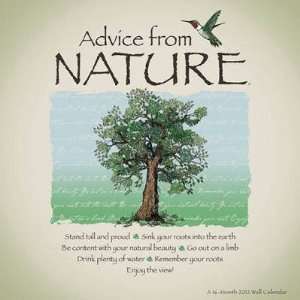    Advice from Nature 2012 Linen Wall Calendar