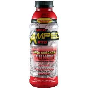  Met Rx Amped Rtd, Punch, 12 Count