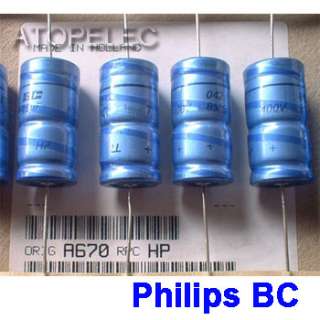 2pcs Philips BC LL KO 042 Axial Capacitor 15uF/400V  