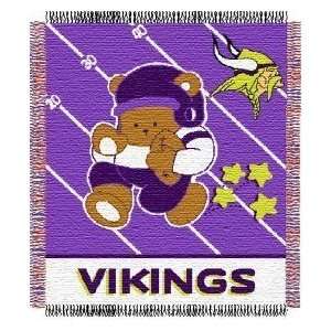  Minnesota Vikings 36x48 Baby Blanket / Throw Sports 