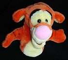Preschool Daycare Disney Pooh Tigger Plush Puppet EUC