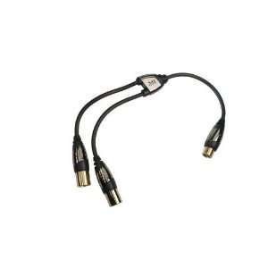  Monster CableLinks Y Adapter   SLR Female to (2) XLR Male 