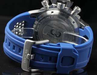   Corduba Interceptor Swiss Chronograph Blue Polyurethane Strap Watch