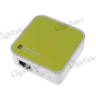   TL WR702N Portable Mini 150M WiFi Wireless Router White/Light Green