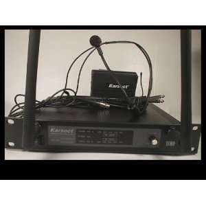    UHF Wireless Headset Microphone System Musical Instruments