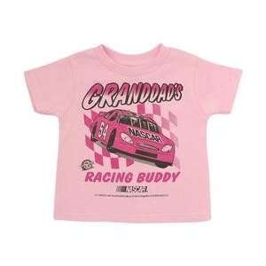 Baby Tracks NASCAR Granddads Racing Buddy Pink Toddler T Shirt   Pink 