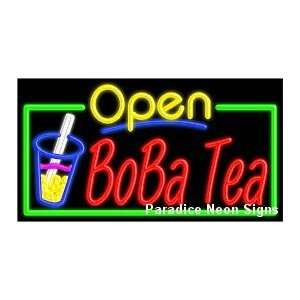  Open Boba Tea Neon Sign