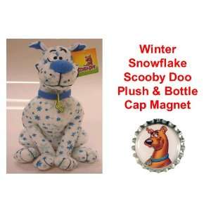  Snowflake 9 Plush Doll with Scooby Bottle Cap Magnet Toys & Games