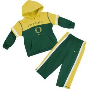  Oregon Ducks Nike Toddler 2 Fer Pullover Hoodie Pant Set 