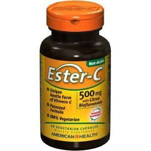  American Health   Ester C 500 with Citrus Bioflavonoids 60 
