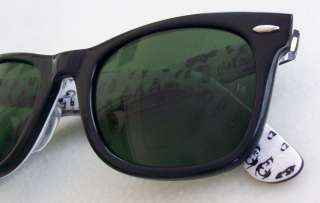 RAY BAN Sunglasses RB 2140 1046 Wayfarer Black White NEW & AUTHENTIC 