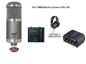 MXL V89 Pro Studio Recording Microphone NEW w/extras  