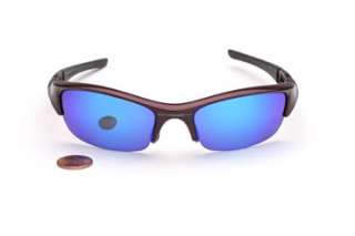 New VL Polarized Ice Blue Replacement Lenses For Oakley Flak Jacket 