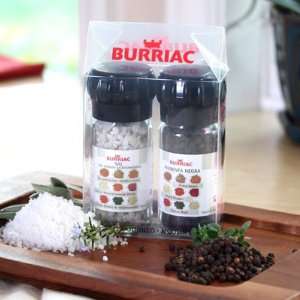 Sea Salt with Herbs and Exotic Pepper Grinder Set