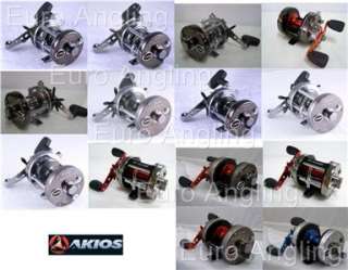 AKIOS S LINE/SHUTTLE SEA FISHING BEACH/BOAT MULTIPLIER REEL  