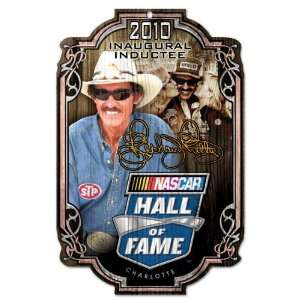 Richard Petty NASCAR Hall of Fame 11x17 Wood Sign:  Sports 