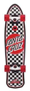 Santa Cruz Jammer Check Cruzer COMPLETE Skateboard BLK/WHT/RED  