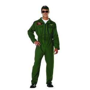  Adult Top Gun Pilot Costume Size X large 