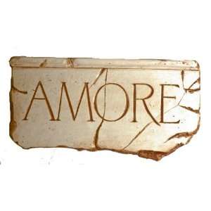  Amore Sign, Amore wall plaque, Love plaque: Home & Kitchen