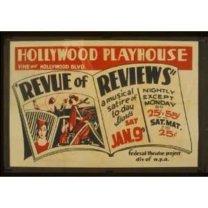   Playhouse, Vine near Hollywood Blvd.  Federal Theatre
