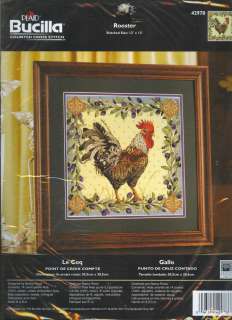 Bucilla~Rooster~Cross Stitch Kit~Nancy Rossi~14 Count  