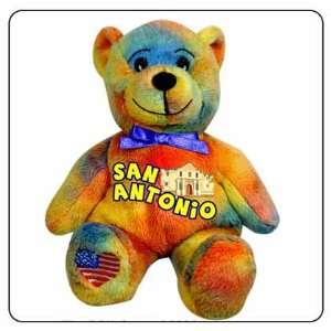   San Antonio Symbolz Plush Multicolor Bear Stuffed Animal: Toys & Games