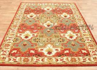 Pottery barn 8x10 Cecilia persian floral wool area rug  