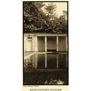 1930 Print Ralph Pulitzer Journalist Pool Home Harvard New York World 