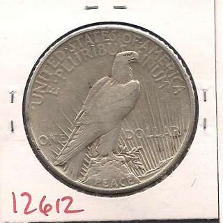 1921 Peace Liberty Silver Dollar AU #12612+  