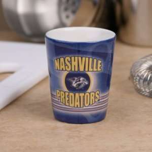  Nashville Predators Navy Blue Slapshot Ceramic Shot Glass 